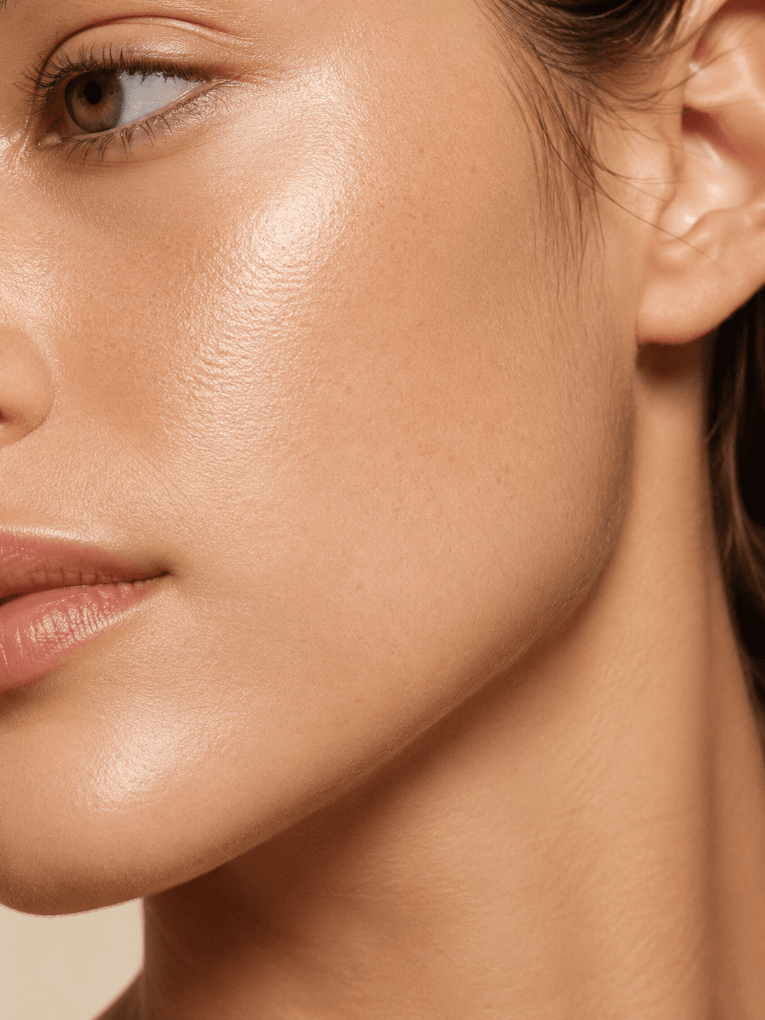 Glowing healthy skin